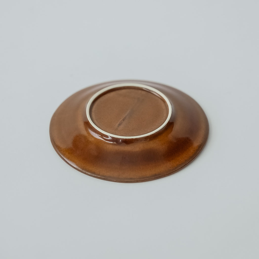 郡司製陶所 型打ち4寸皿 ひつじ