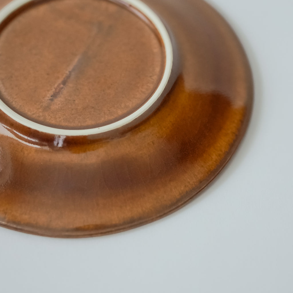 郡司製陶所 型打ち4寸皿 ひつじ