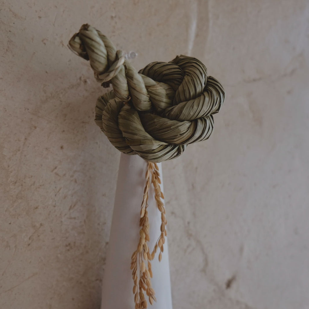 青木奈々絵 しめ飾り 芽