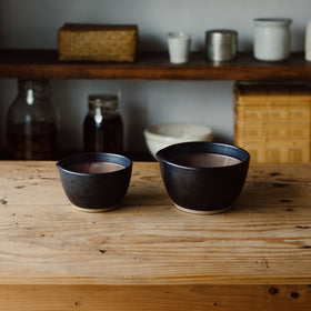 シリコン付きで滑りにくい、元重製陶所のすり鉢