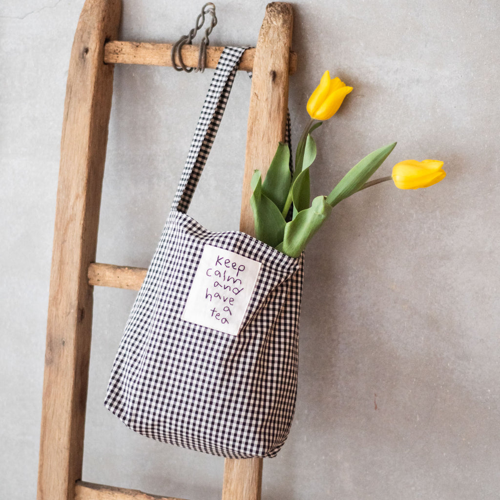 くらすこと × pot and tea 肩掛けワンハンドルトート