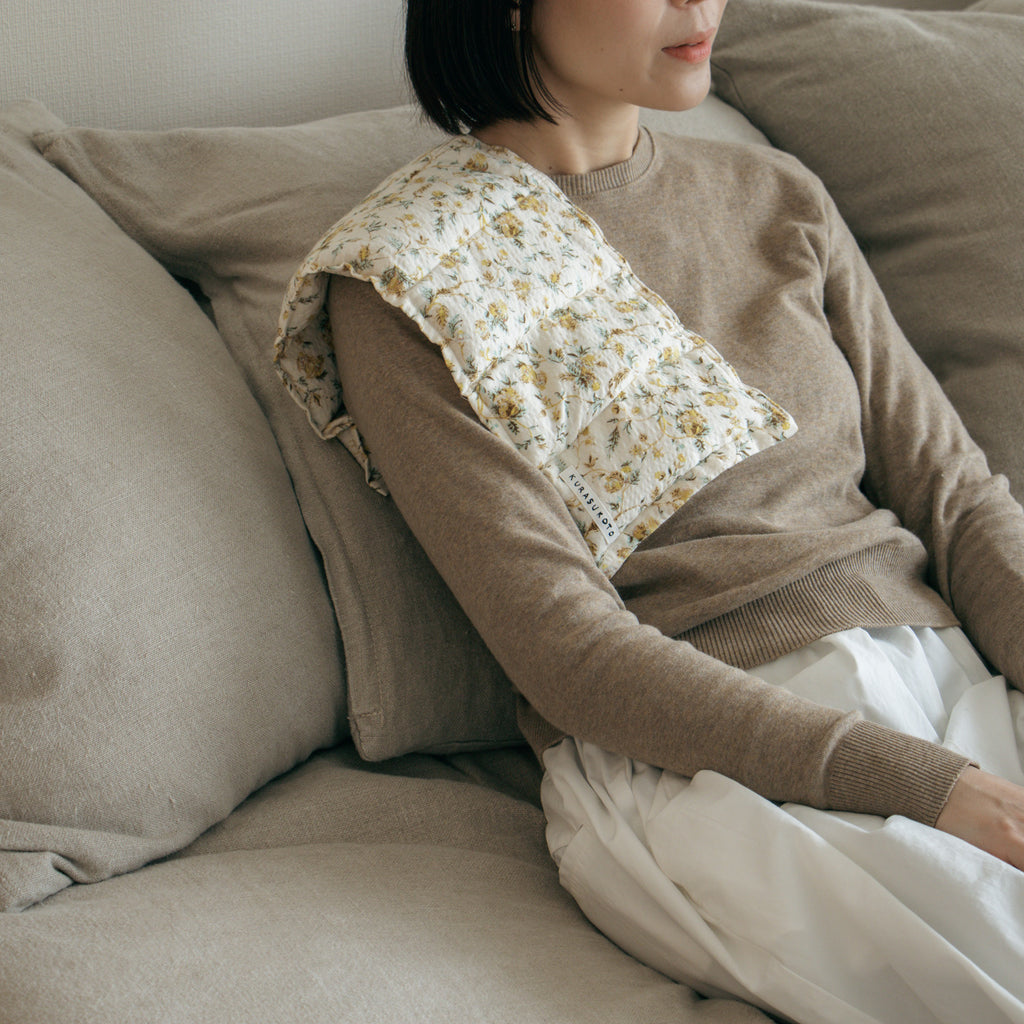 くらすこと 玄米スチームカイロ ラベンダー(肩・首・全身用)