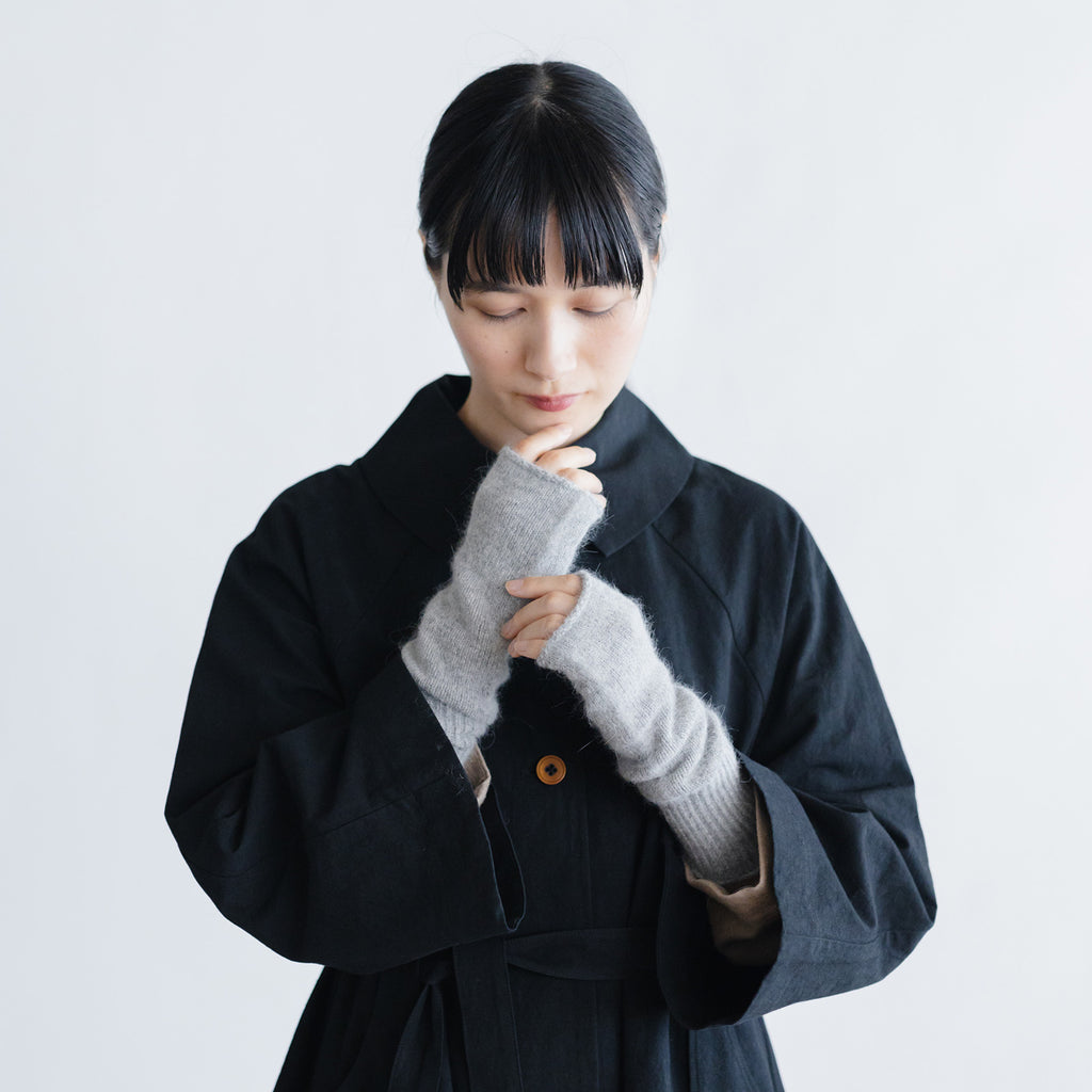 くらすこと アンゴラウールのアームウォーマー