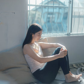 くらすこと オーガニックコットン 寄りそいブラキャミソール