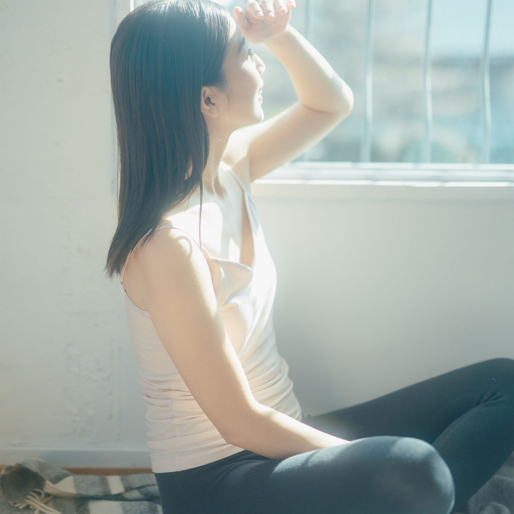 くらすこと オーガニックコットン 寄りそいブラキャミソール