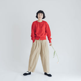 「くらすことの日常生活着」オーガニックパンツ