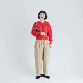 「くらすことの日常生活着」オーガニックパンツ