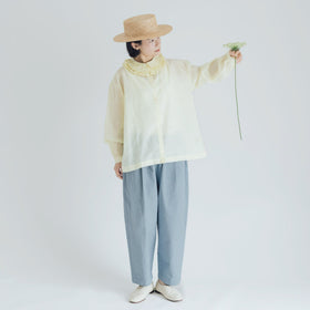 「くらすことの日常生活着」オーガニックパンツ