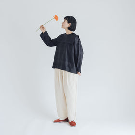 BUNON バックボタンセーラーブラウス