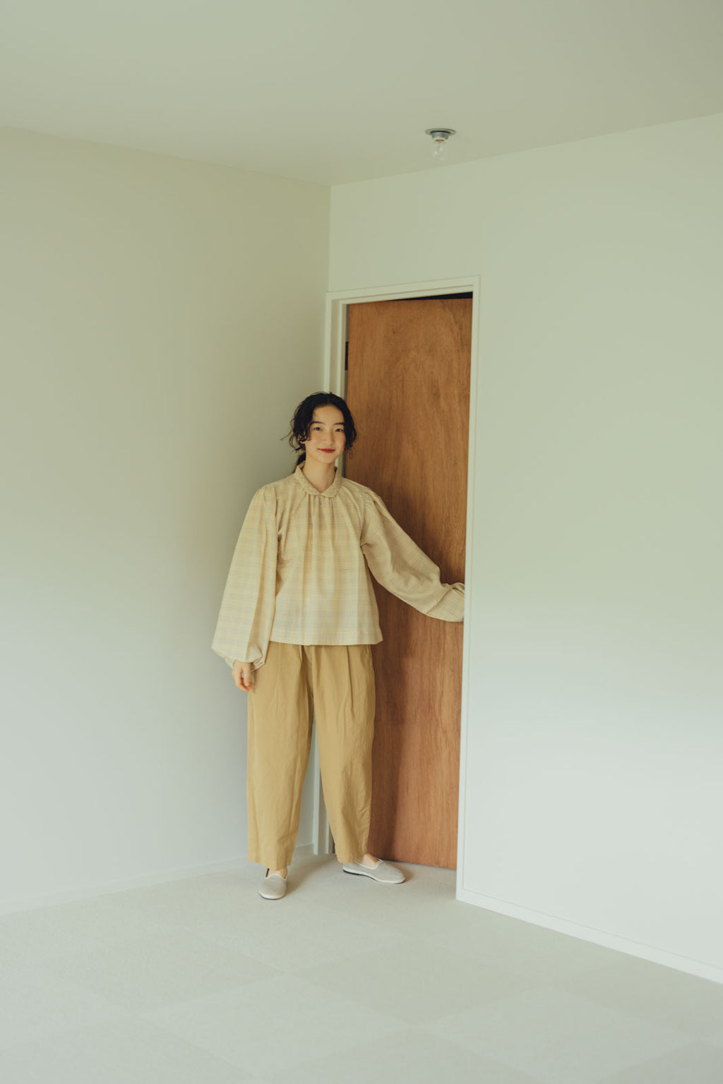 「くらすことの日常生活着」オーガニックパンツ