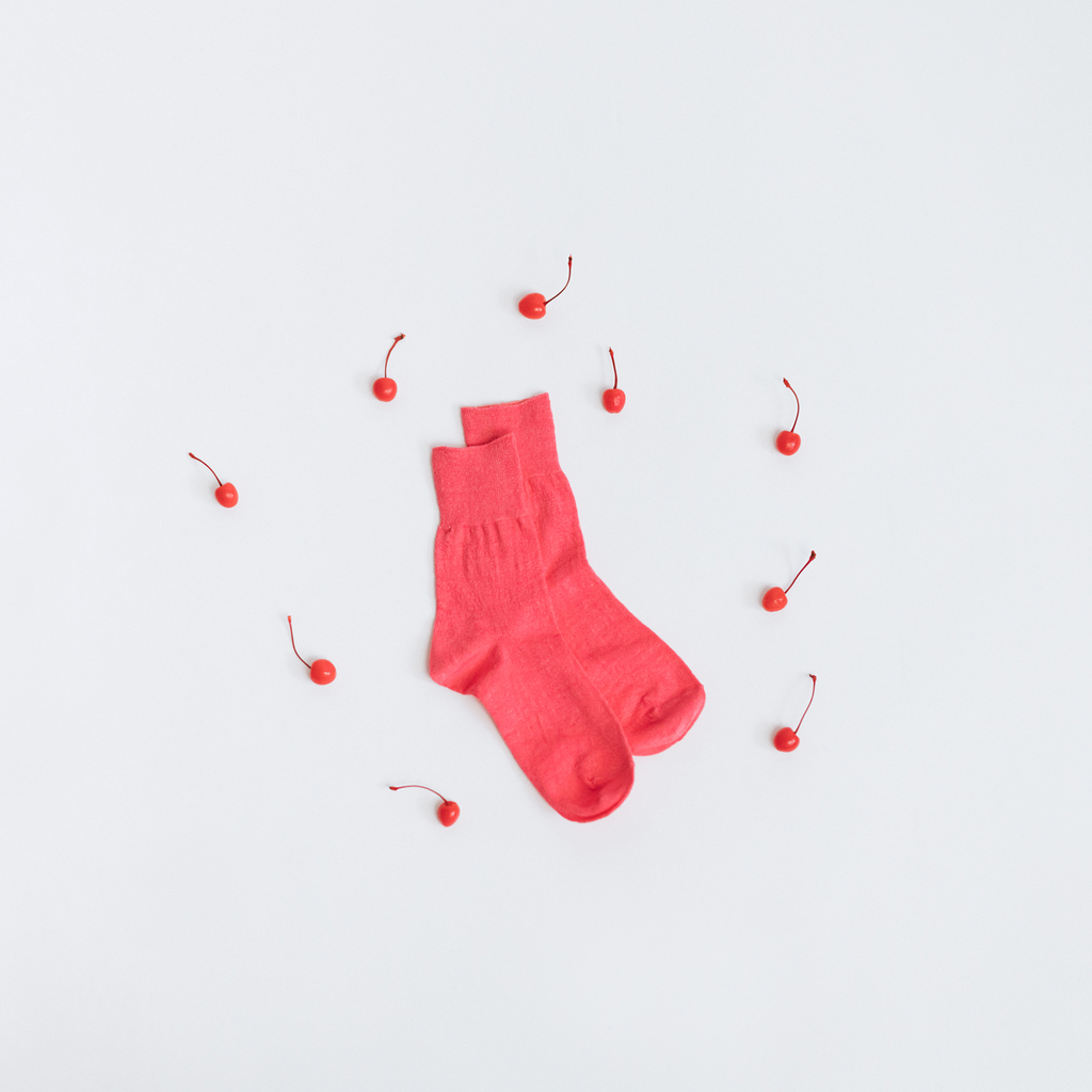 くらすこと さらっとなめらかリネンソックス