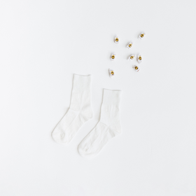 くらすこと さらっとなめらかリネンソックス