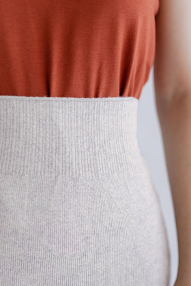 くらすこと 定番あったかレギンス 3分丈