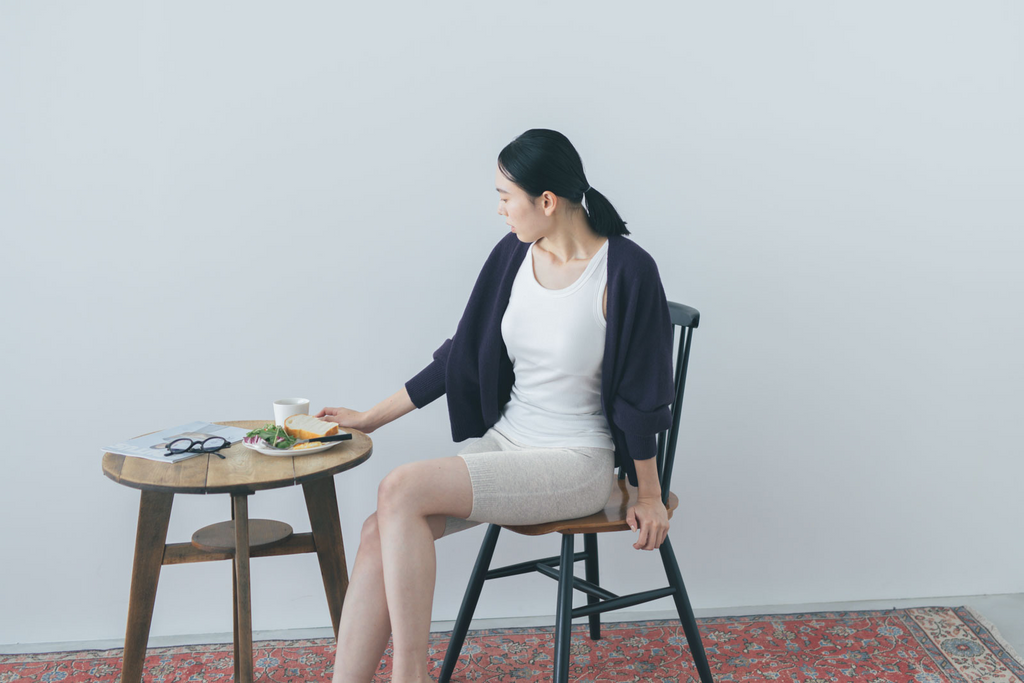 くらすこと 定番あったかレギンス 3分丈