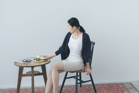 くらすこと 定番あったかレギンス 3分丈