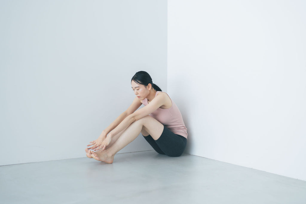 くらすこと 定番あったかレギンス 3分丈