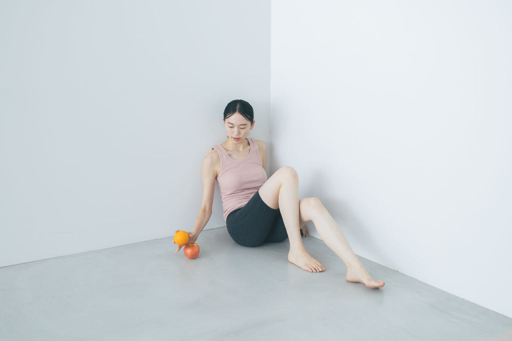 くらすこと 定番あったかレギンス 3分丈