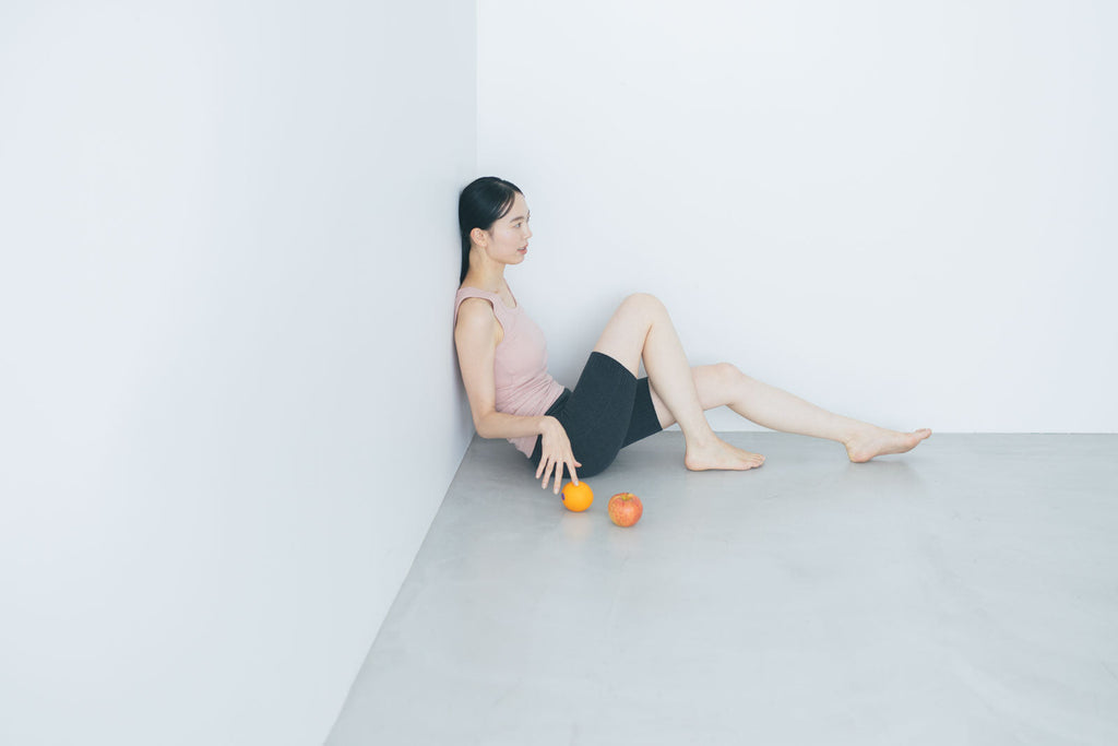 くらすこと 定番あったかレギンス 3分丈