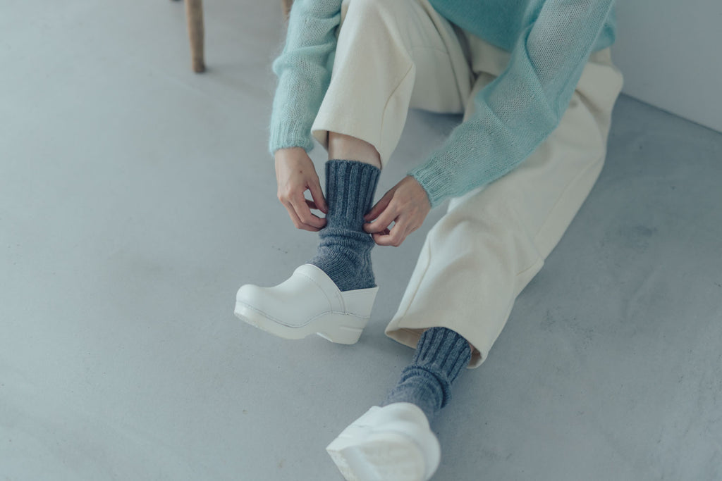 Nature is me ラムズウールソックス