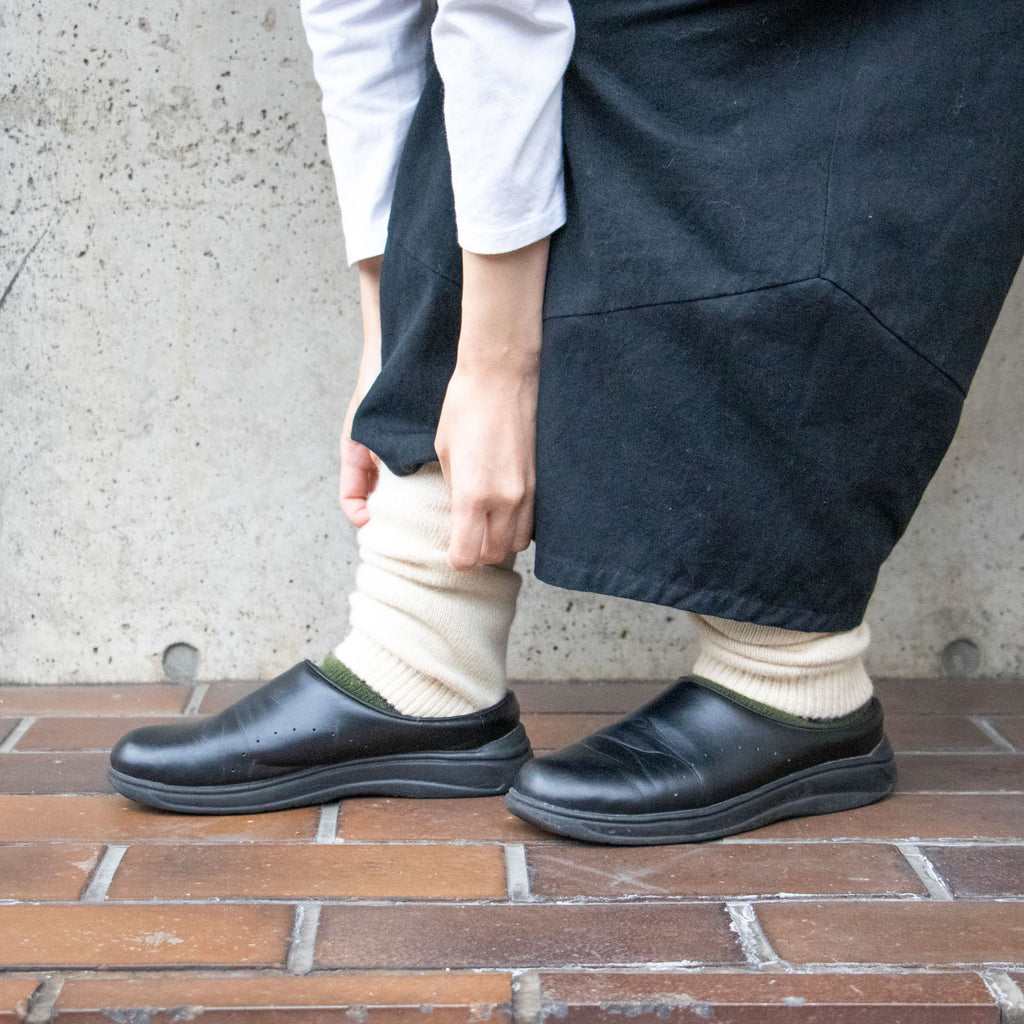 Nature is me アルパカウールのレッグウォーマー