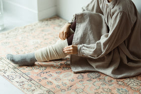 Nature is me アルパカウールのレッグウォーマー