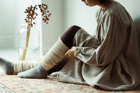 Nature is me アルパカウールのレッグウォーマー