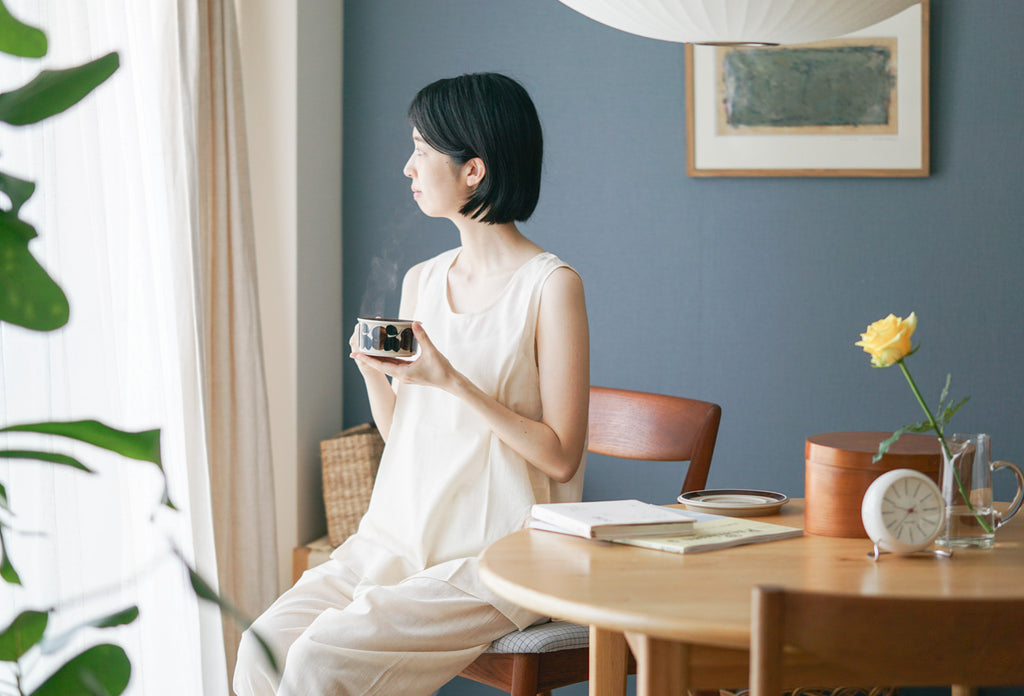 【SALE】 Nature is me カディコットン ノースリーブシャツ