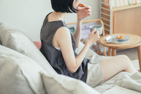 【SALE】 Nature is me カディコットン ノースリーブシャツ