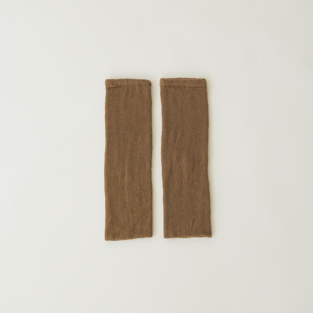 くらすこと 内側シルクのコットンレッグウォーマー