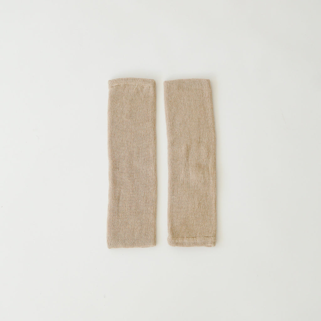 くらすこと 内側シルクのコットンレッグウォーマー