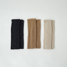 くらすこと 内側シルクのコットンレッグウォーマー