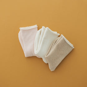 くらすこと 内側パイルのコットン靴下