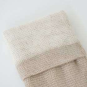 くらすこと 内側シルクのコットンレッグウォーマー