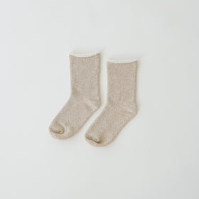 くらすこと 内側パイルのコットン靴下