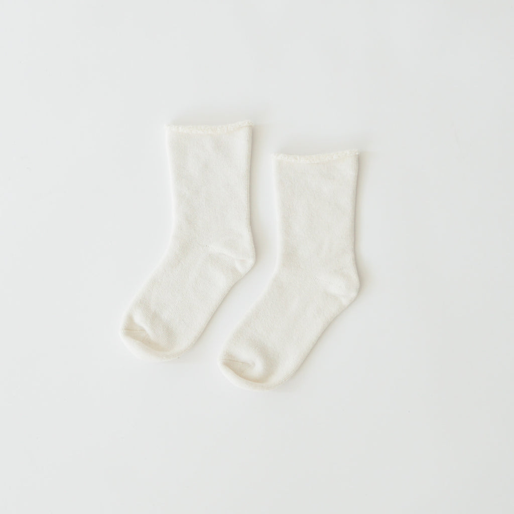 くらすこと 内側パイルのコットン靴下