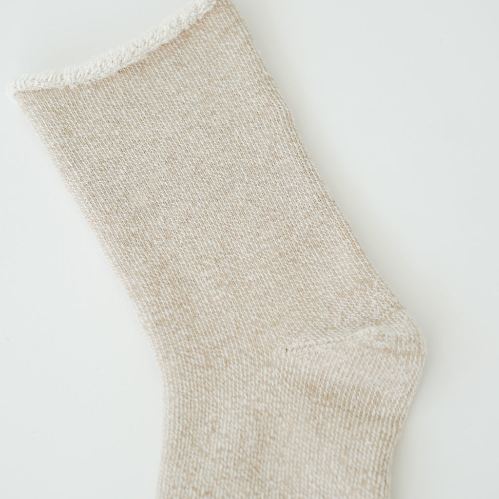 くらすこと 内側パイルのコットン靴下