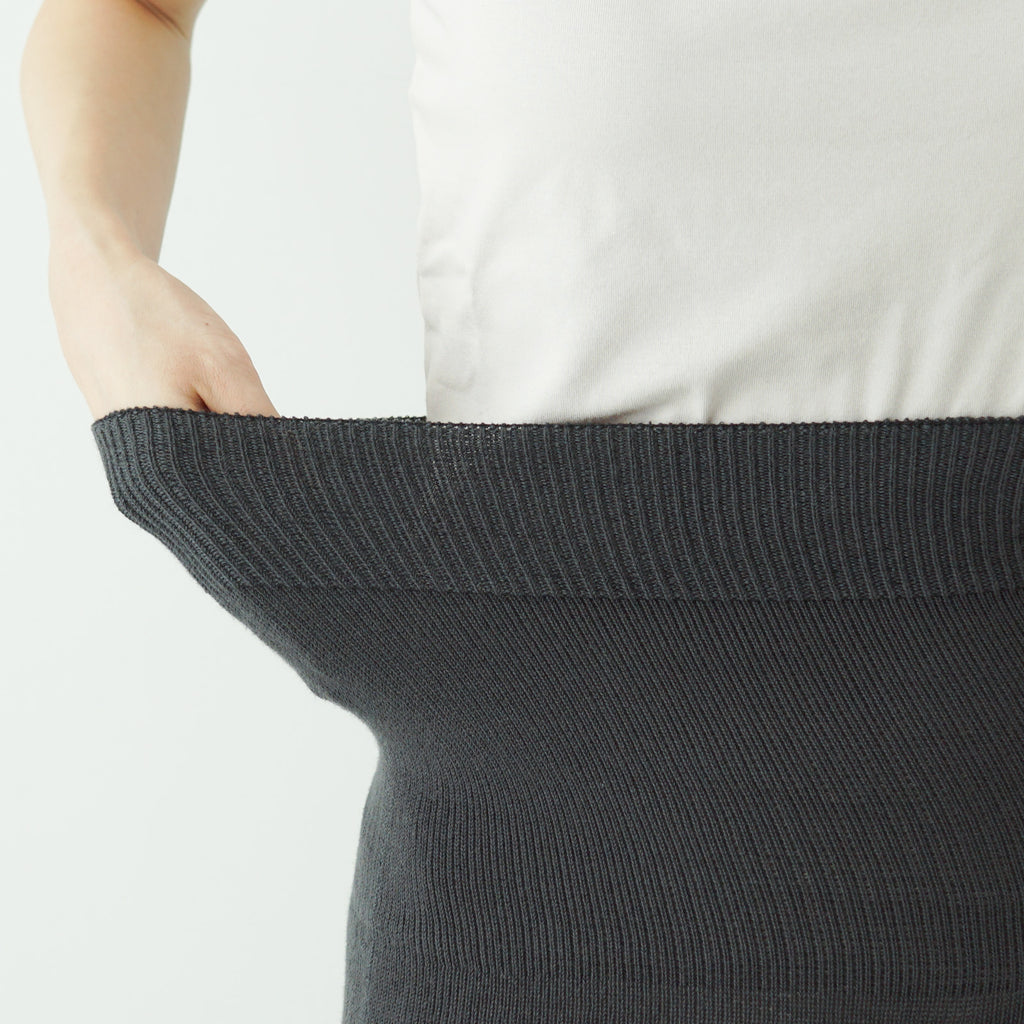 くらすこと 内側シルクの腹巻付きレギンス