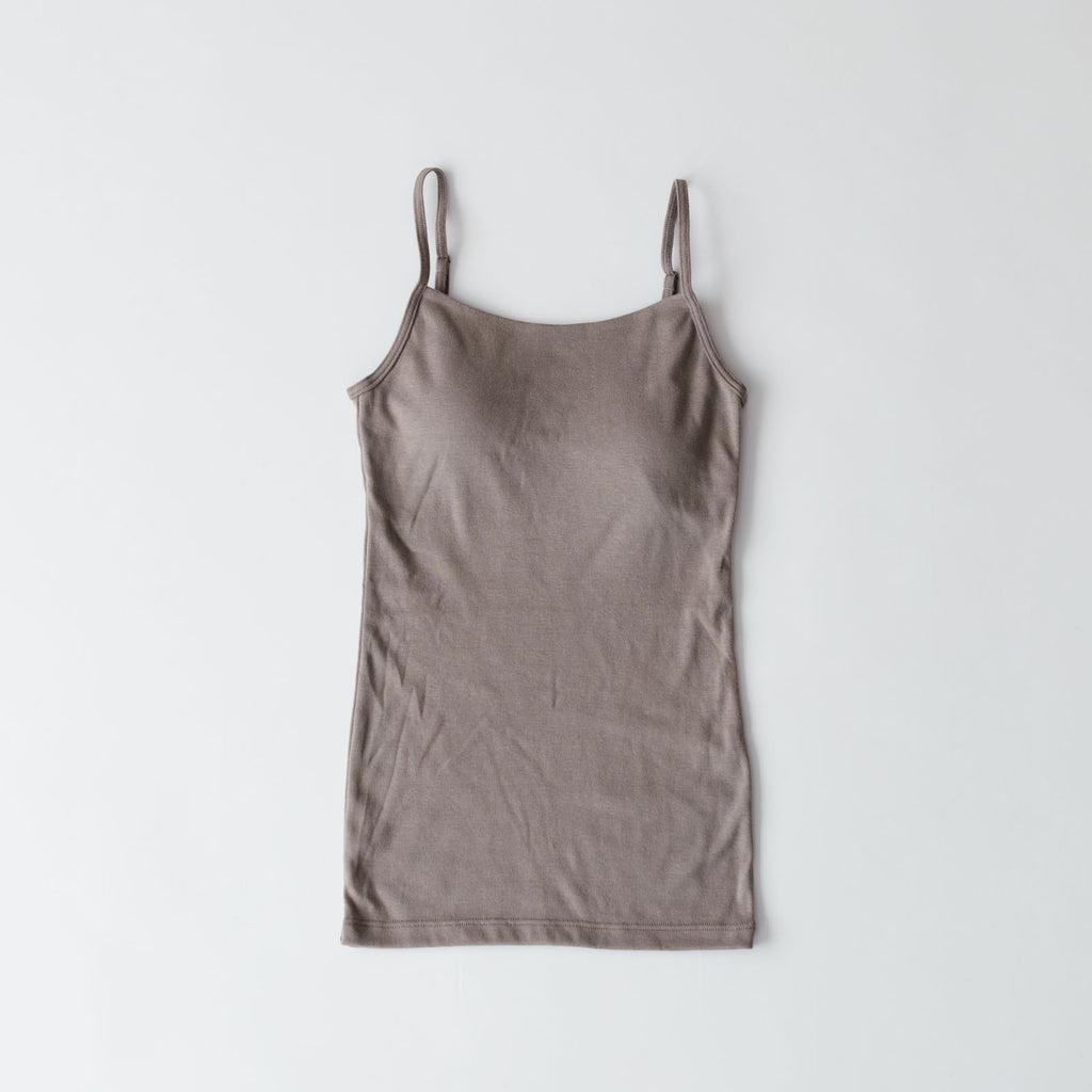 くらすこと コットンシルク mellowブラキャミソール