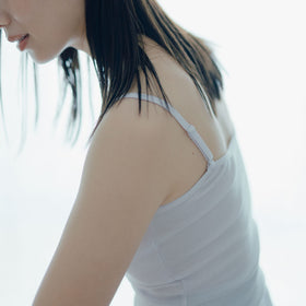 くらすこと コットンシルク mellowブラキャミソール