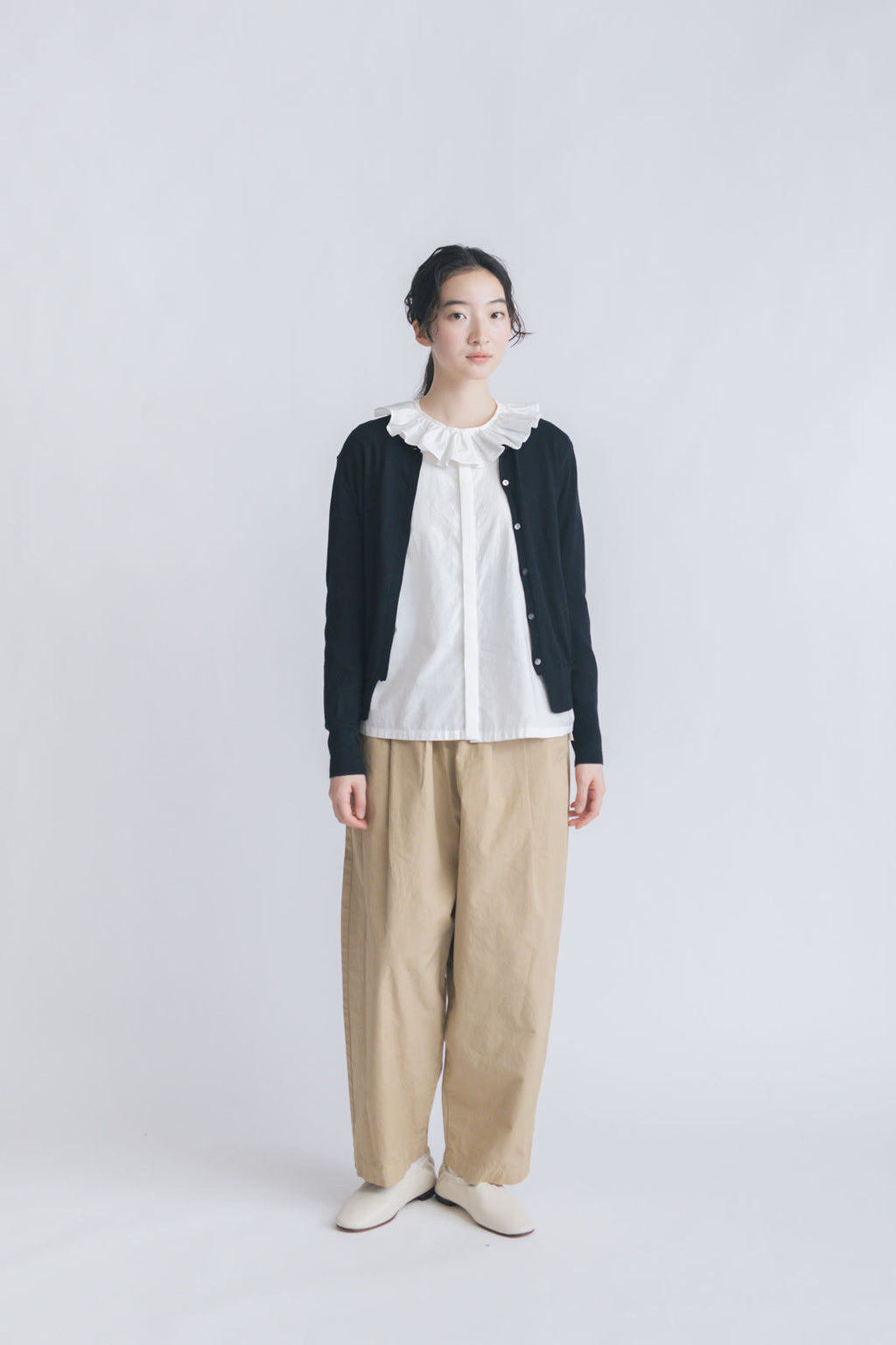 「くらすことの日常生活着」UVウォッシャブルカーディガン