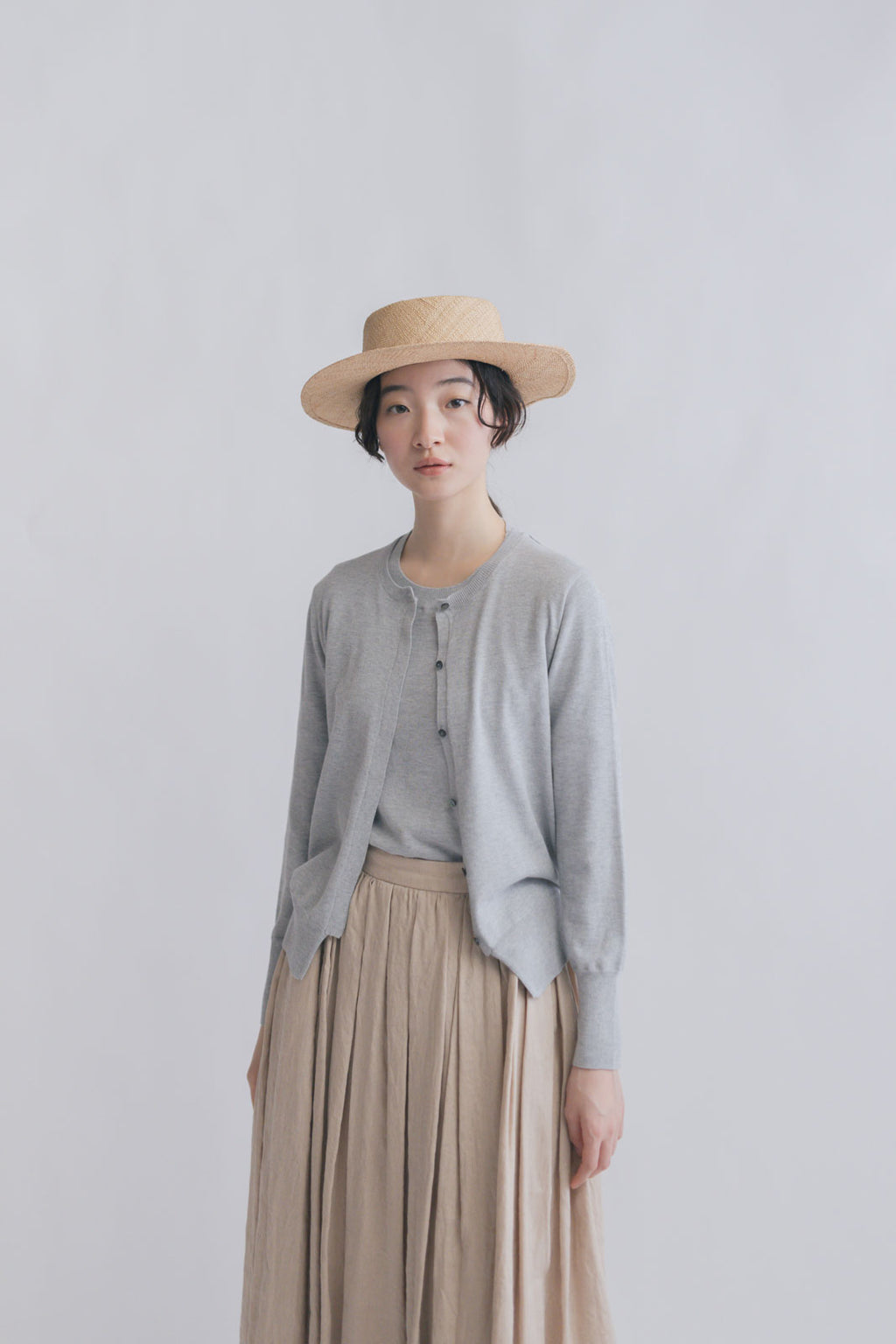 「くらすことの日常生活着」UVウォッシャブルカーディガン