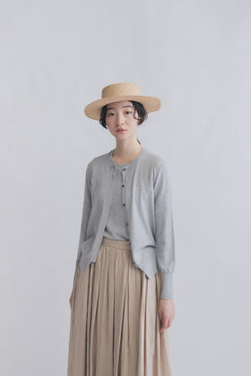 「くらすことの日常生活着」UVウォッシャブルカーディガン