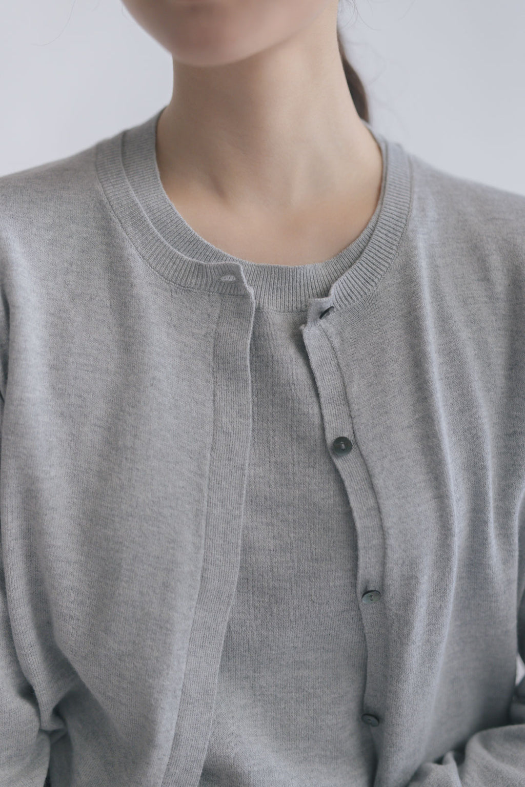 「くらすことの日常生活着」UVウォッシャブルカーディガン