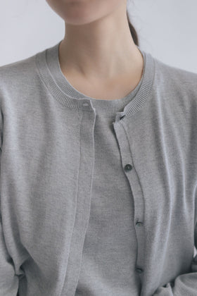 「くらすことの日常生活着」UVウォッシャブルカーディガン