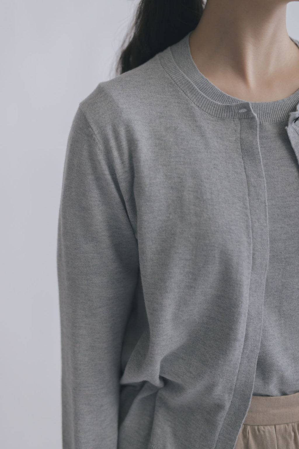 「くらすことの日常生活着」UVウォッシャブルカーディガン