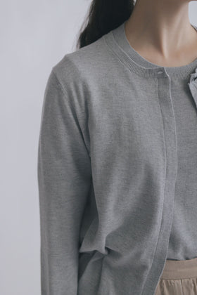 「くらすことの日常生活着」UVウォッシャブルカーディガン