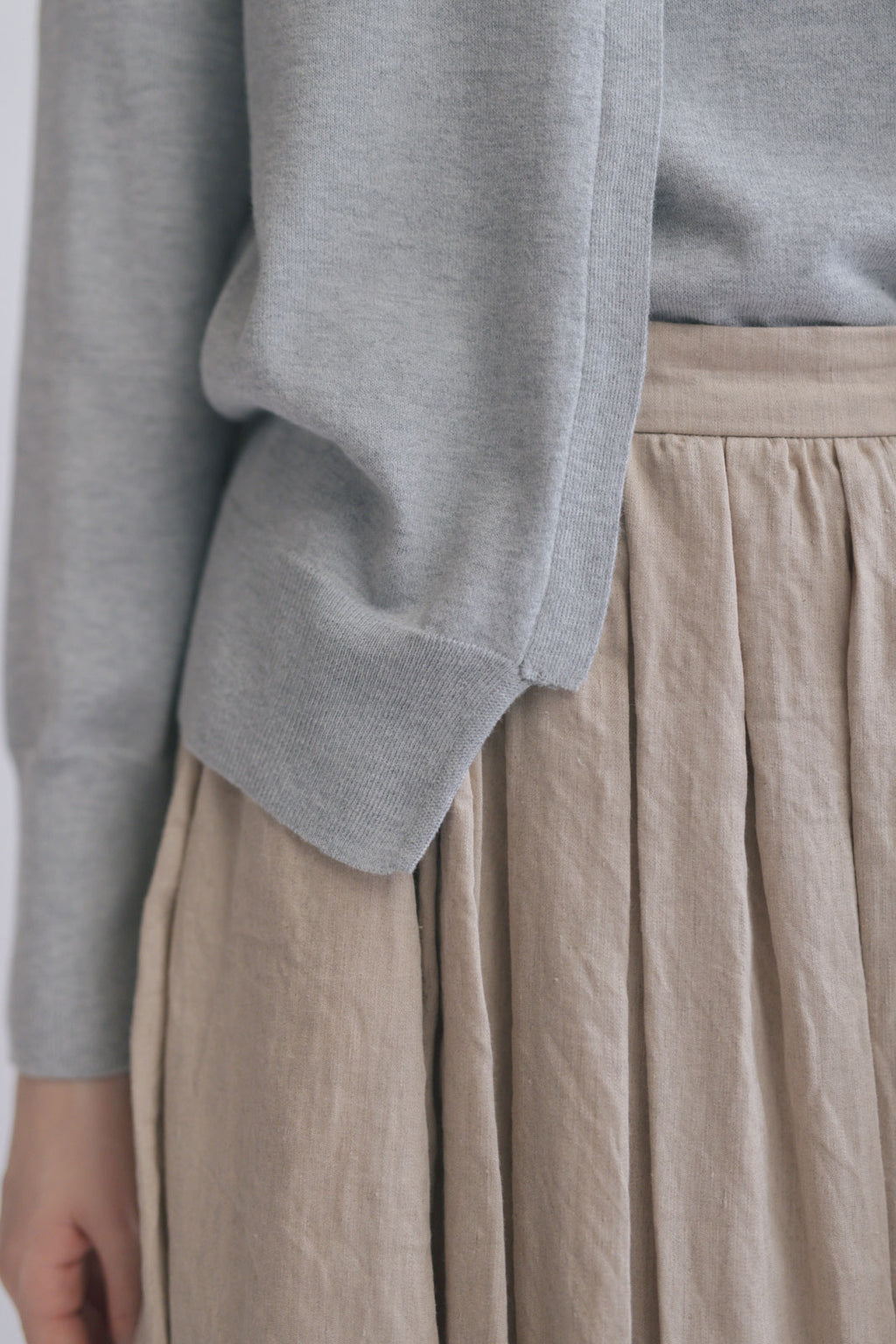 「くらすことの日常生活着」UVウォッシャブルカーディガン