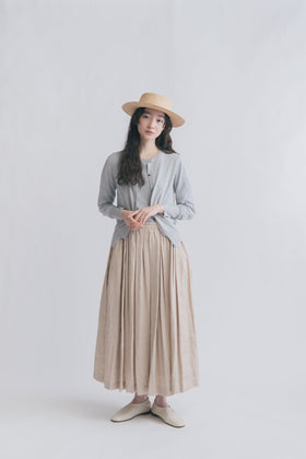 「くらすことの日常生活着」UVウォッシャブルカーディガン