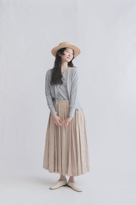 「くらすことの日常生活着」UVウォッシャブルカーディガン