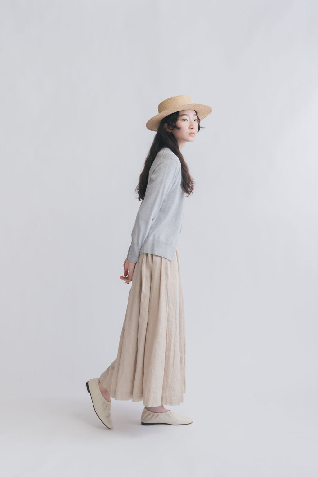 「くらすことの日常生活着」UVウォッシャブルカーディガン